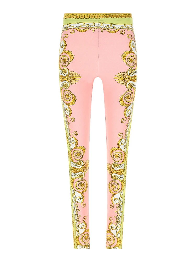 Multicolor Nylon Leggings