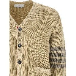 Beige Cotton Cardigan