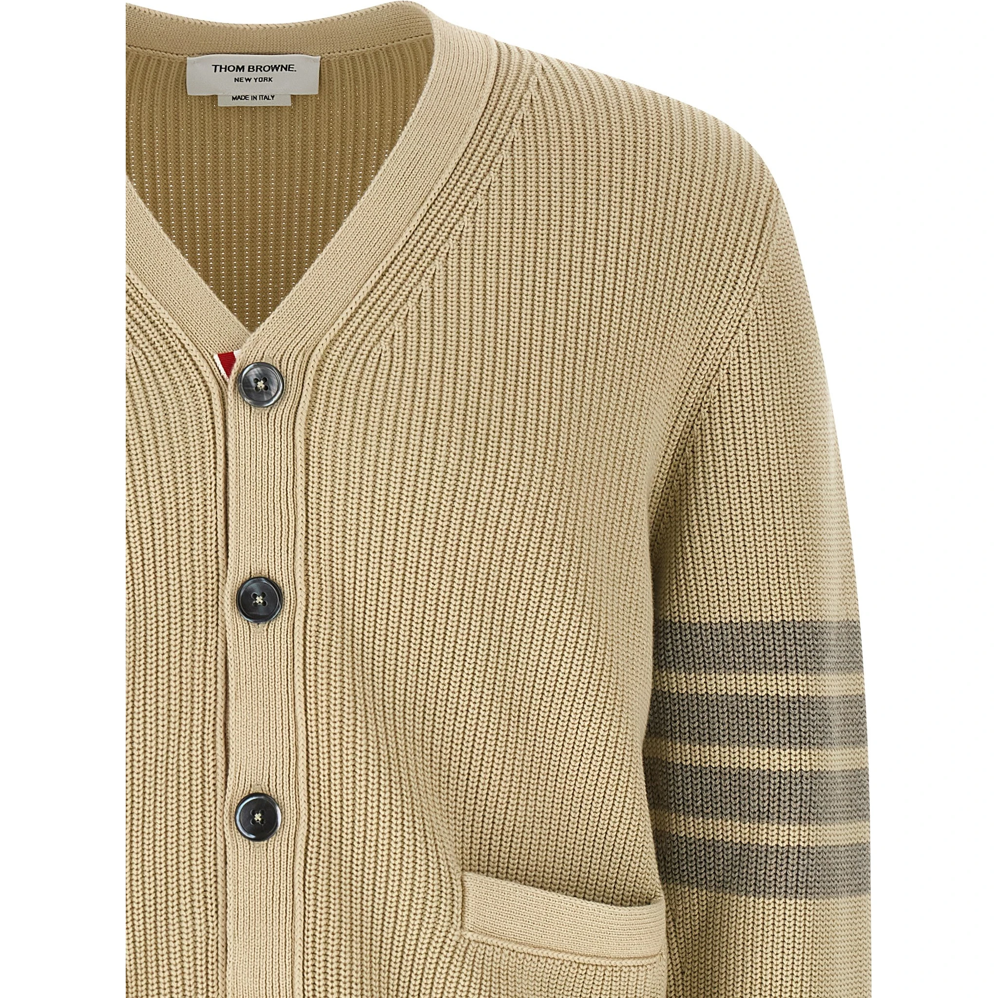 Beige Cotton Cardigan