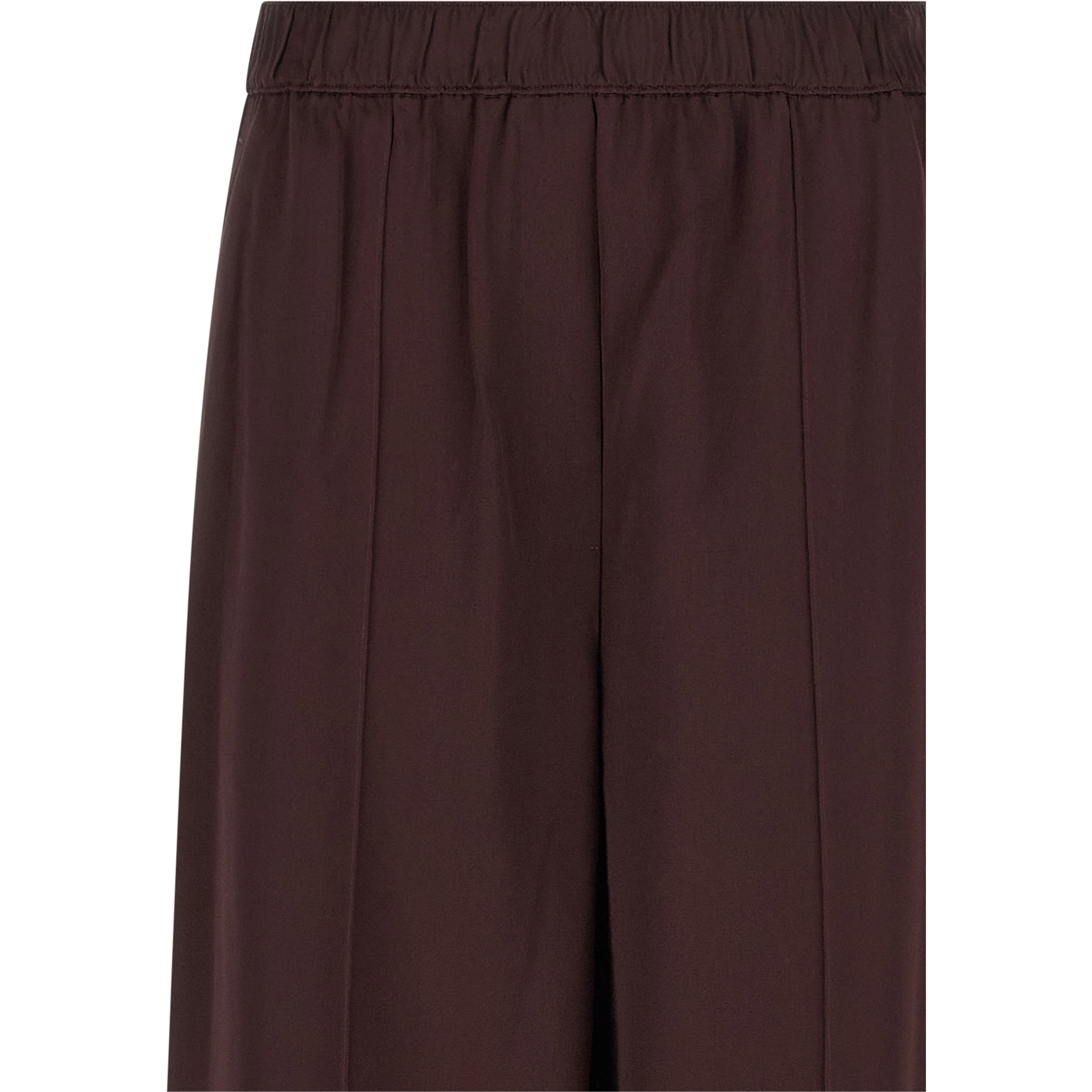 Bordeaux Viscose Casual Pants