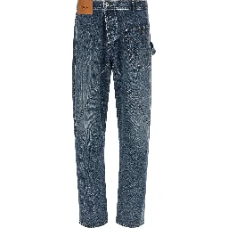 Blue Cotton Jeans Denim