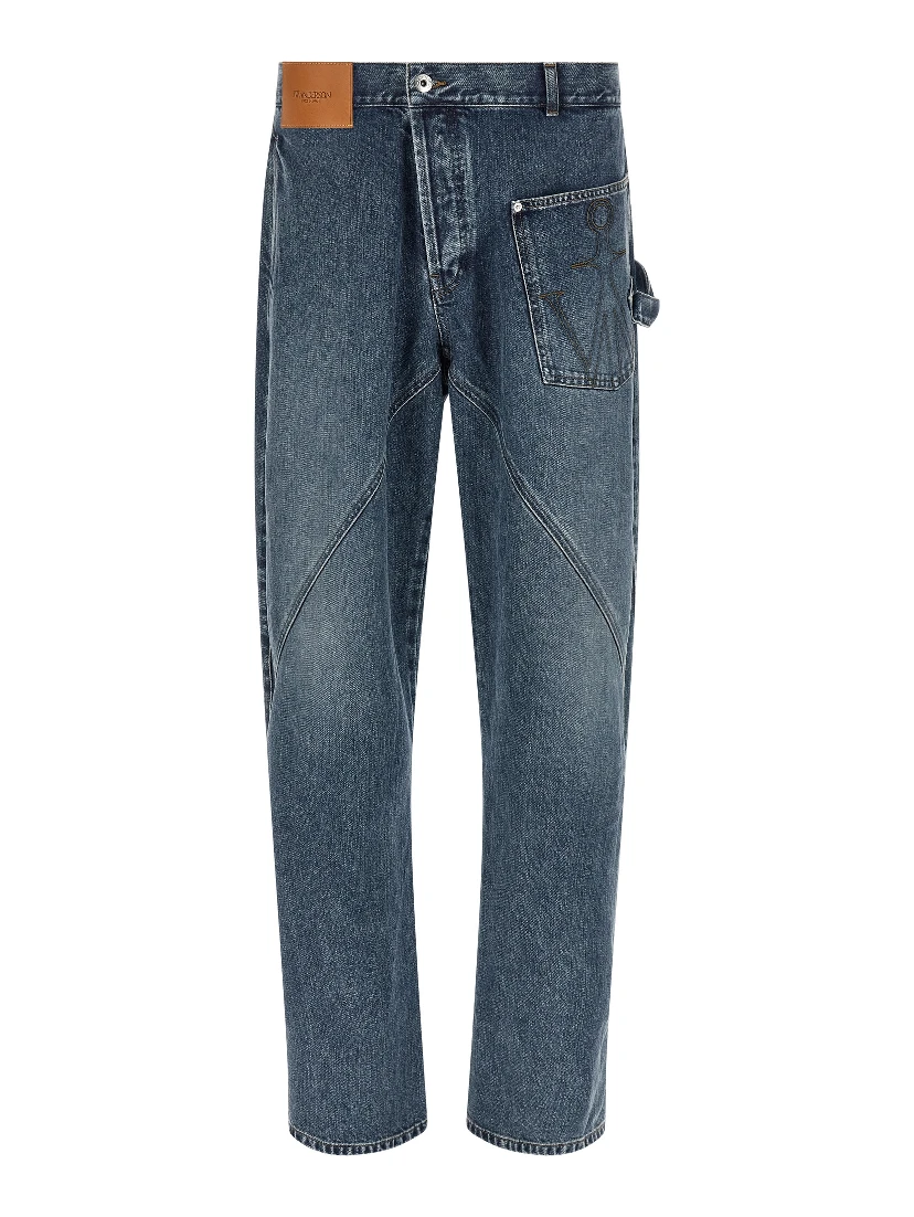 Blue Cotton Jeans Denim