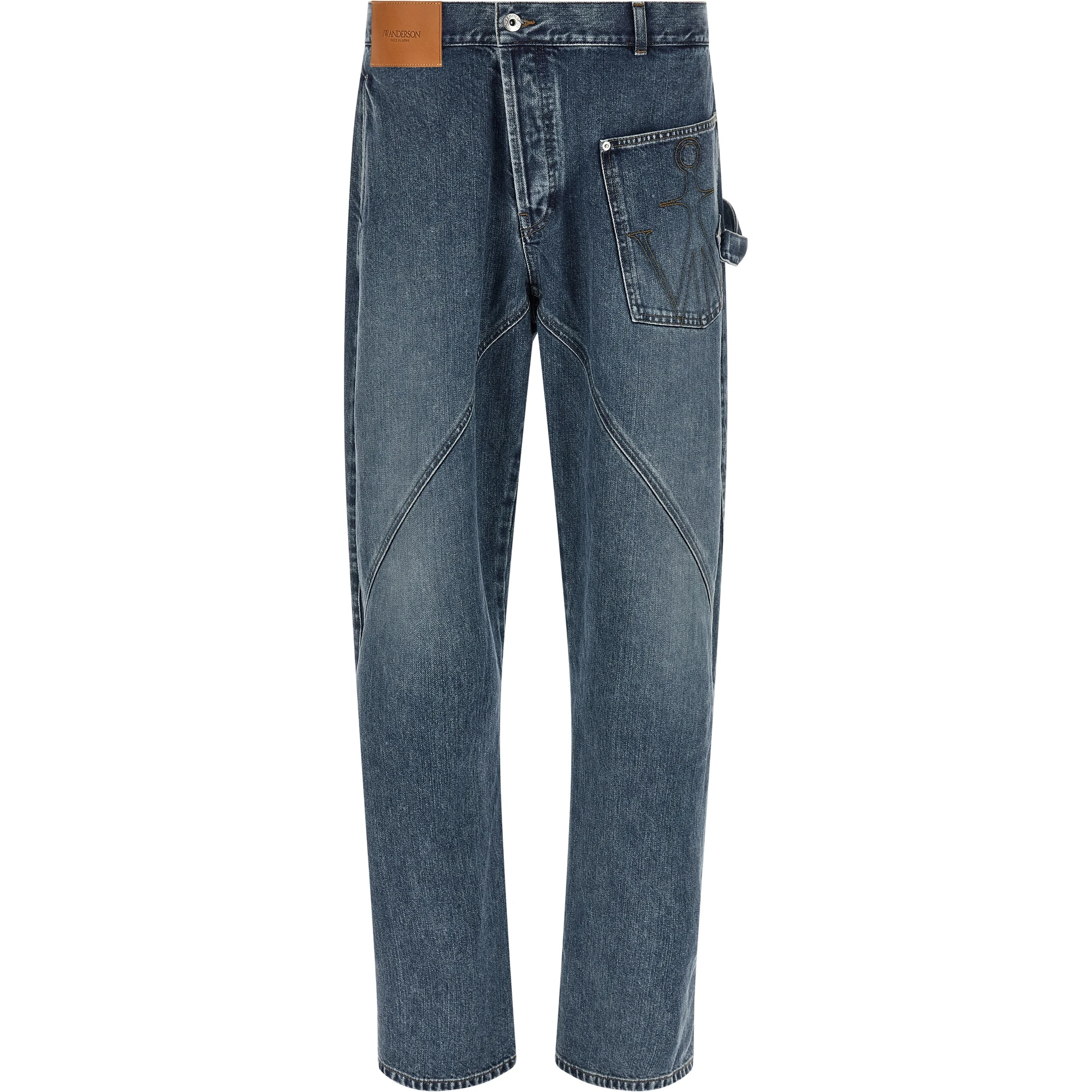 Blue Cotton Jeans Denim