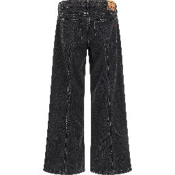 Black Cotton Jeans Denim
