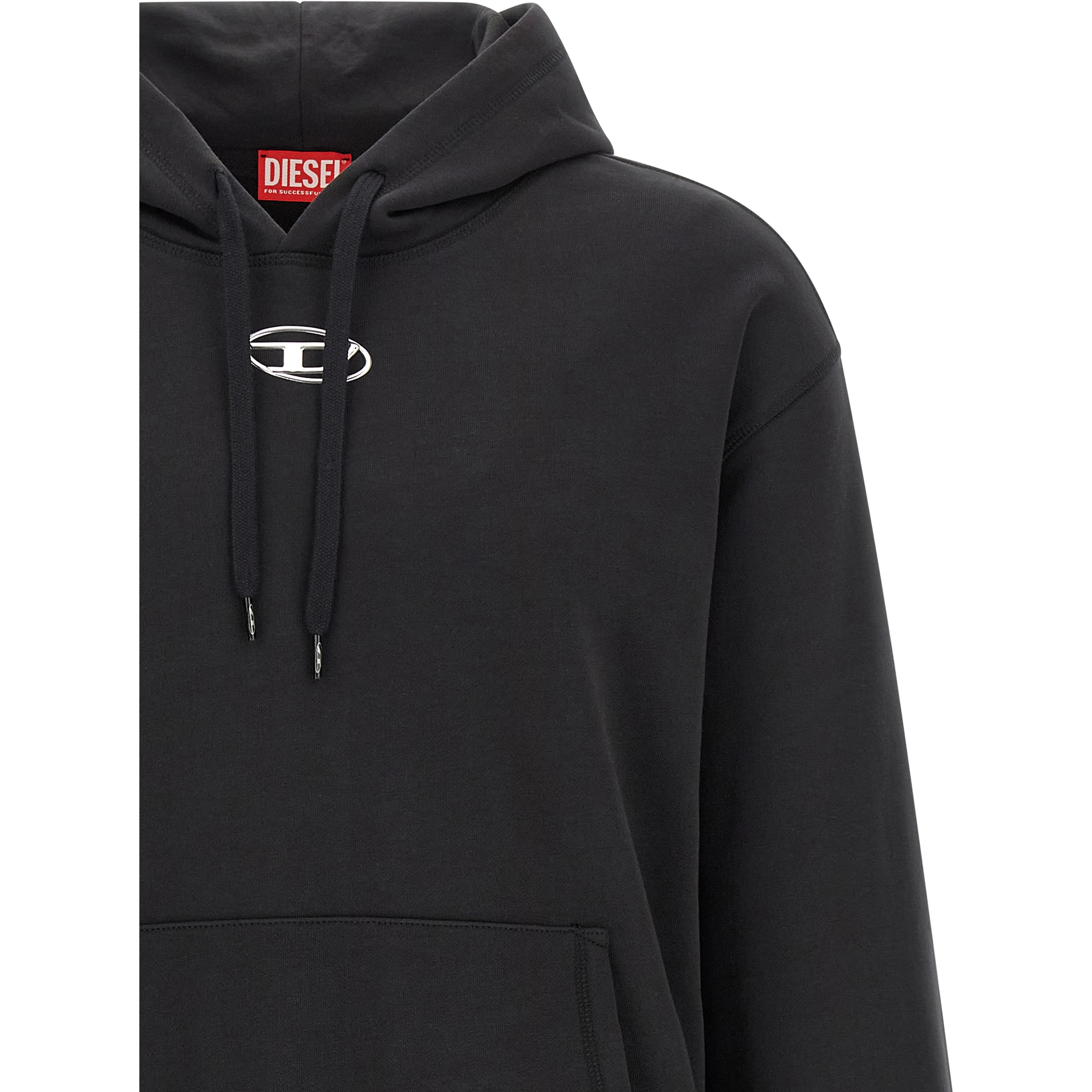 Black Cotton Sweatshirt