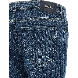 Blue Cotton Skinny Jeans