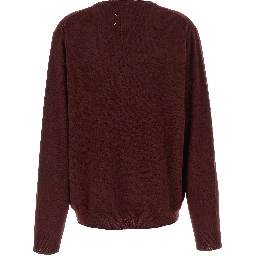 Bordeaux Virgin Wool Cardigan
