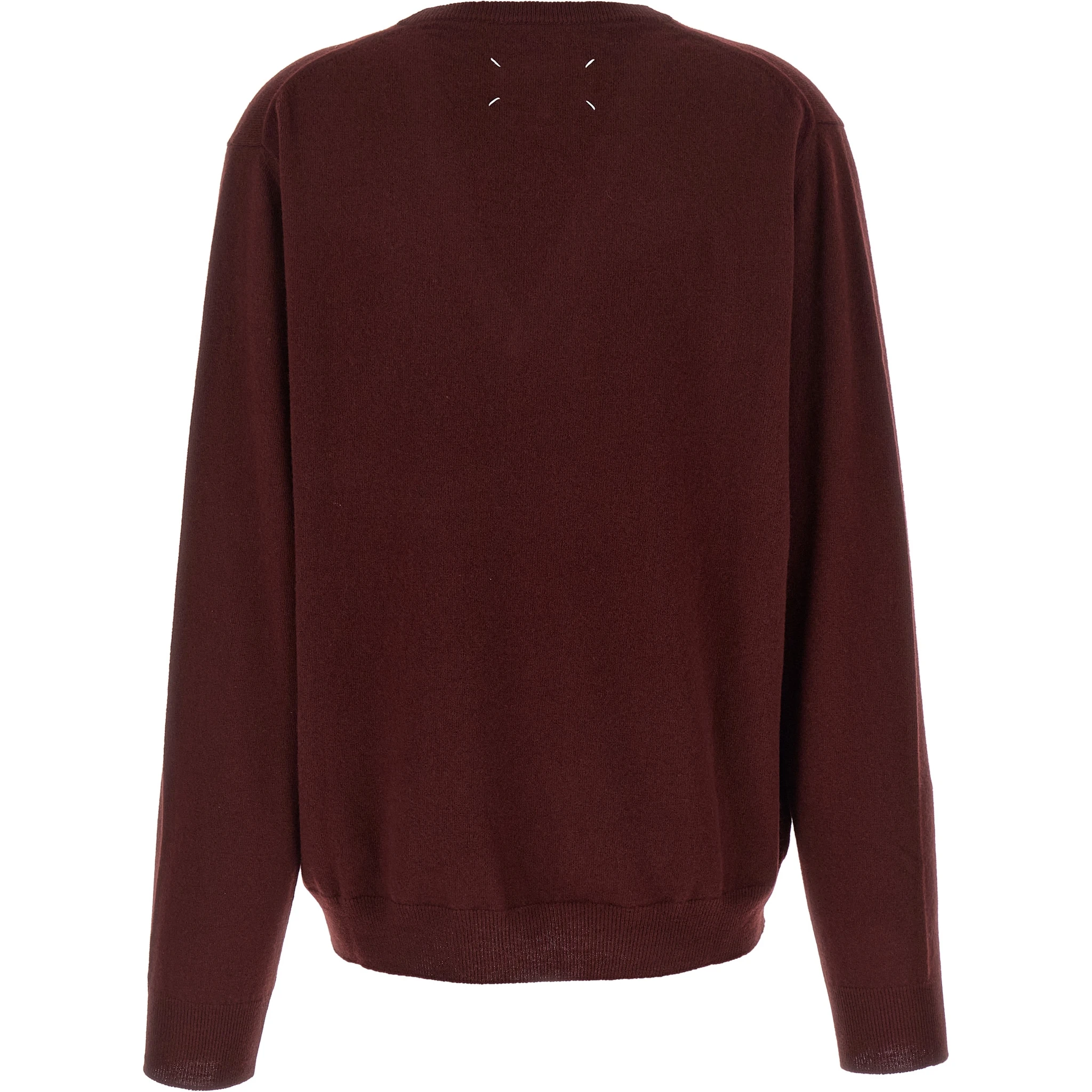Bordeaux Virgin Wool Cardigan