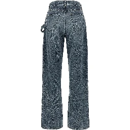 Blue Cotton Jeans Denim