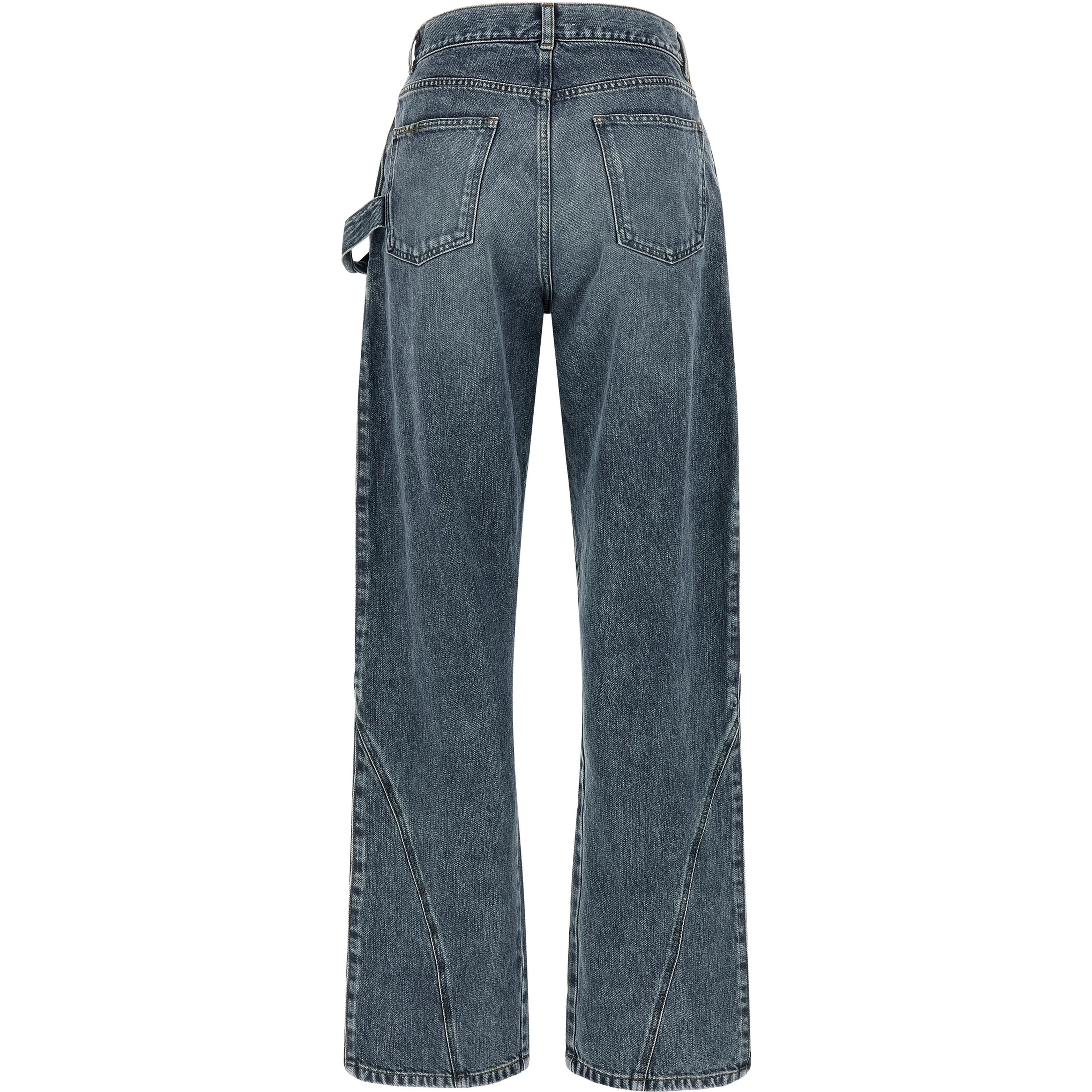 Blue Cotton Jeans Denim