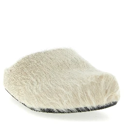 White Calfskin Mules