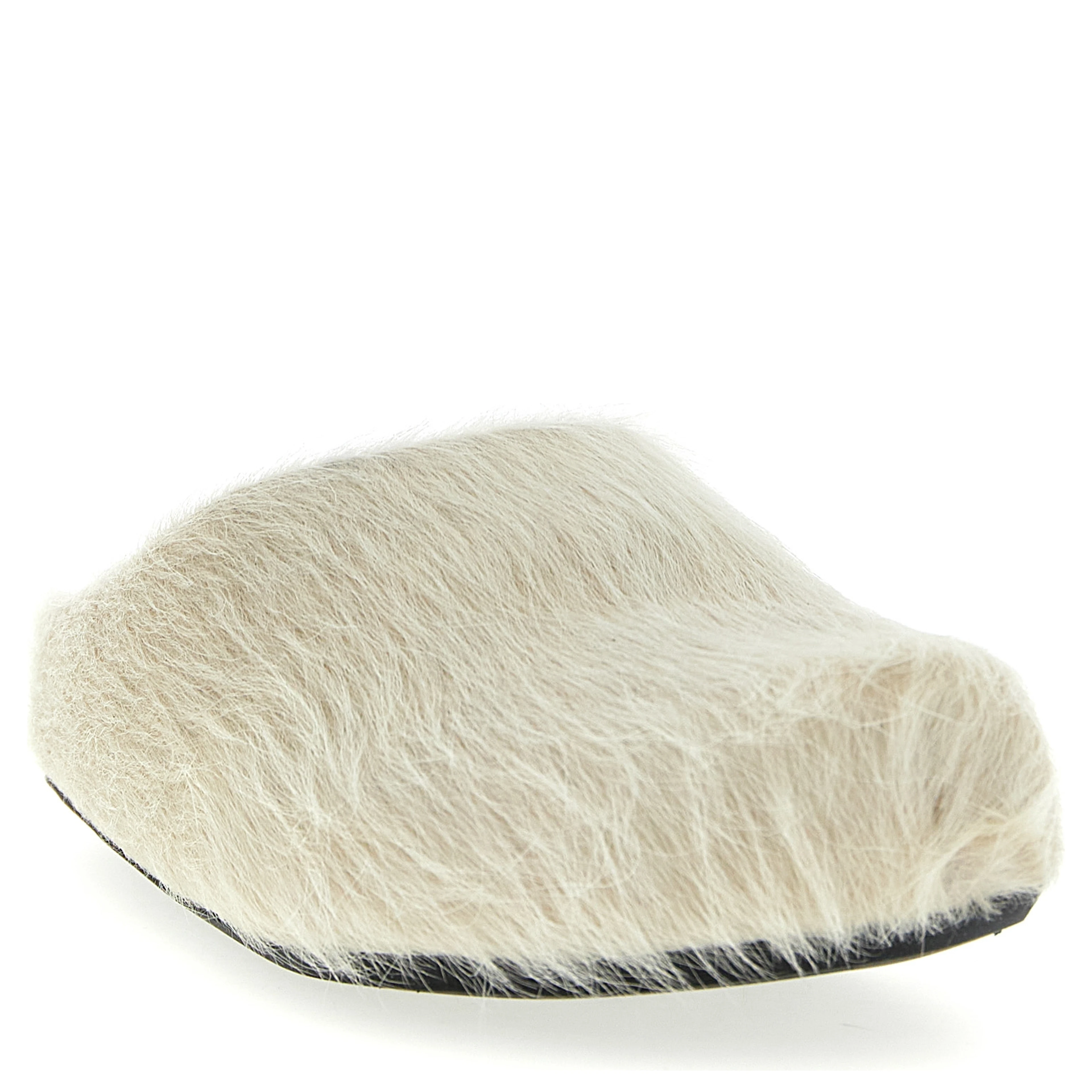 White Calfskin Mules