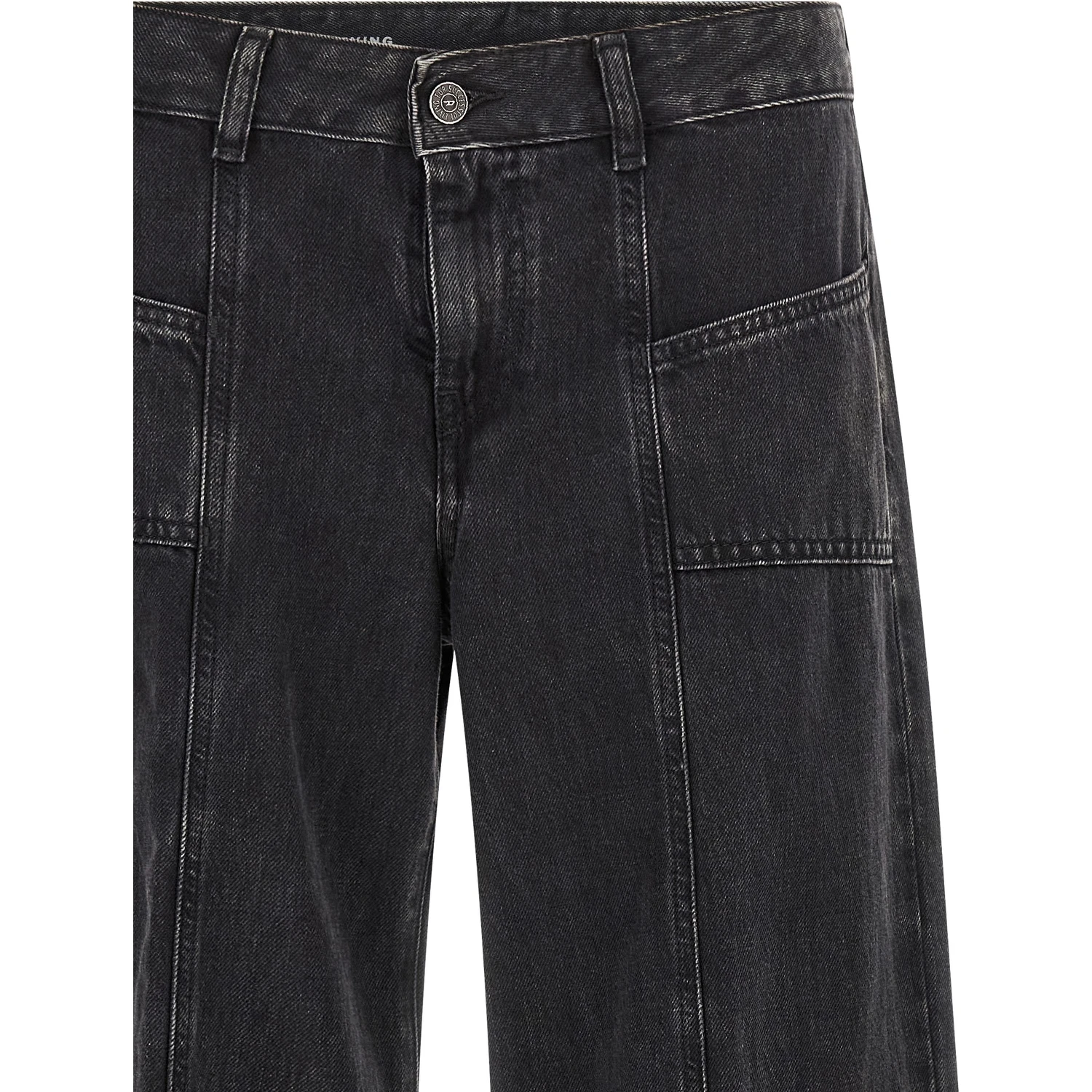 Black Cotton Jeans Denim