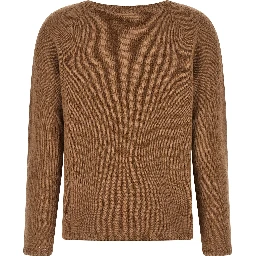 Brown Wool Cardigan
