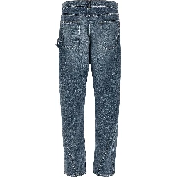 Blue Cotton Jeans Denim