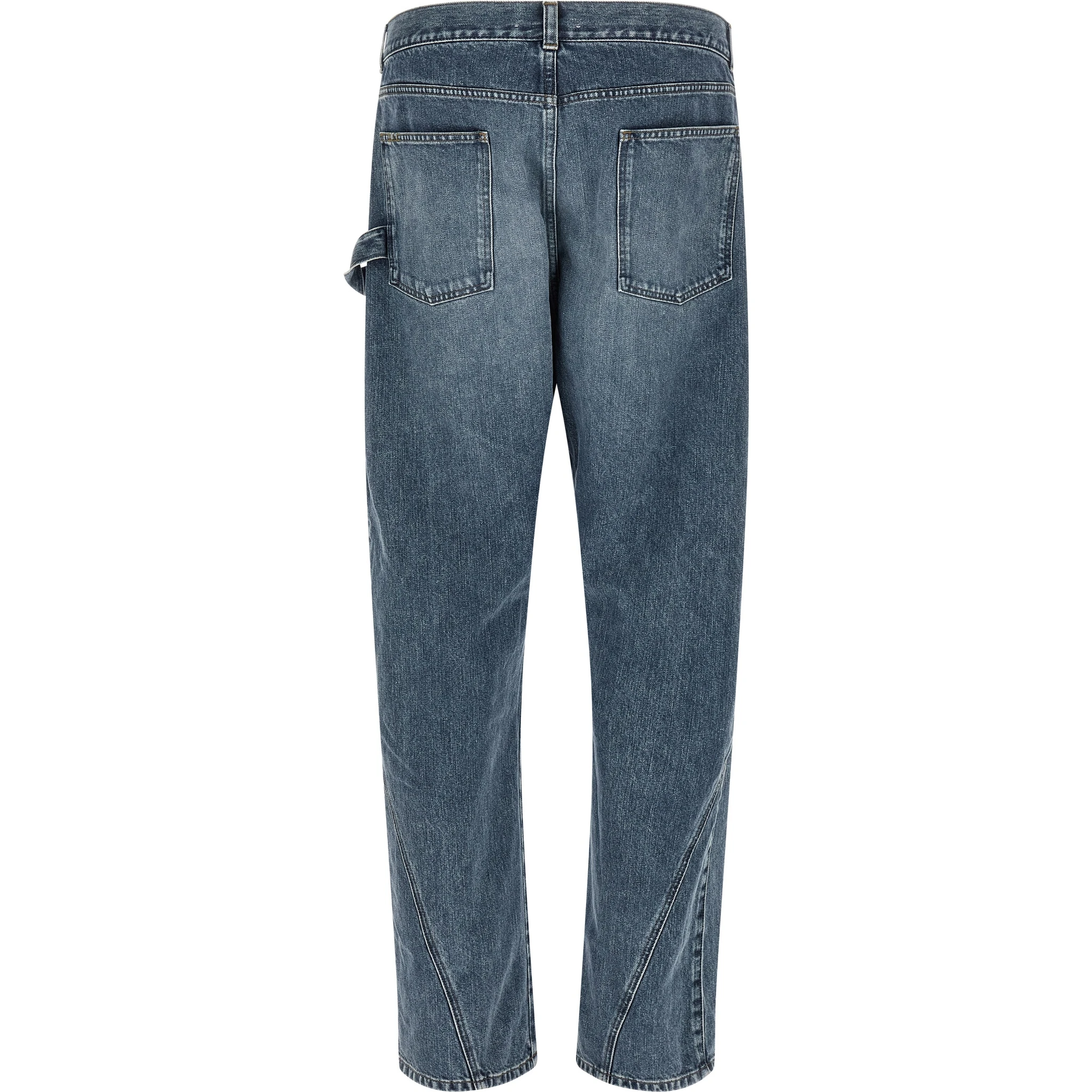 Blue Cotton Jeans Denim