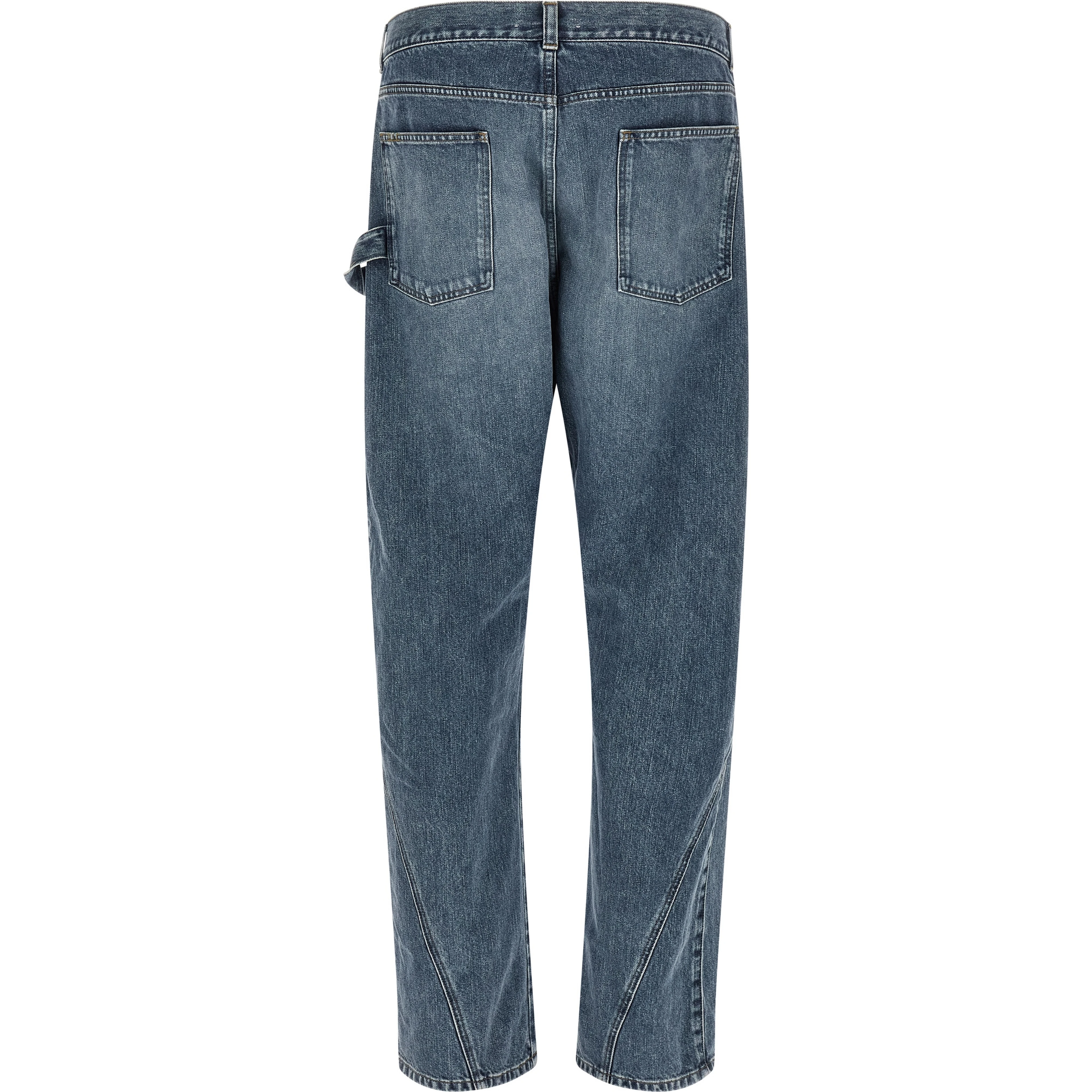 Blue Cotton Jeans Denim