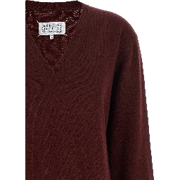 Bordeaux Virgin Wool Cardigan