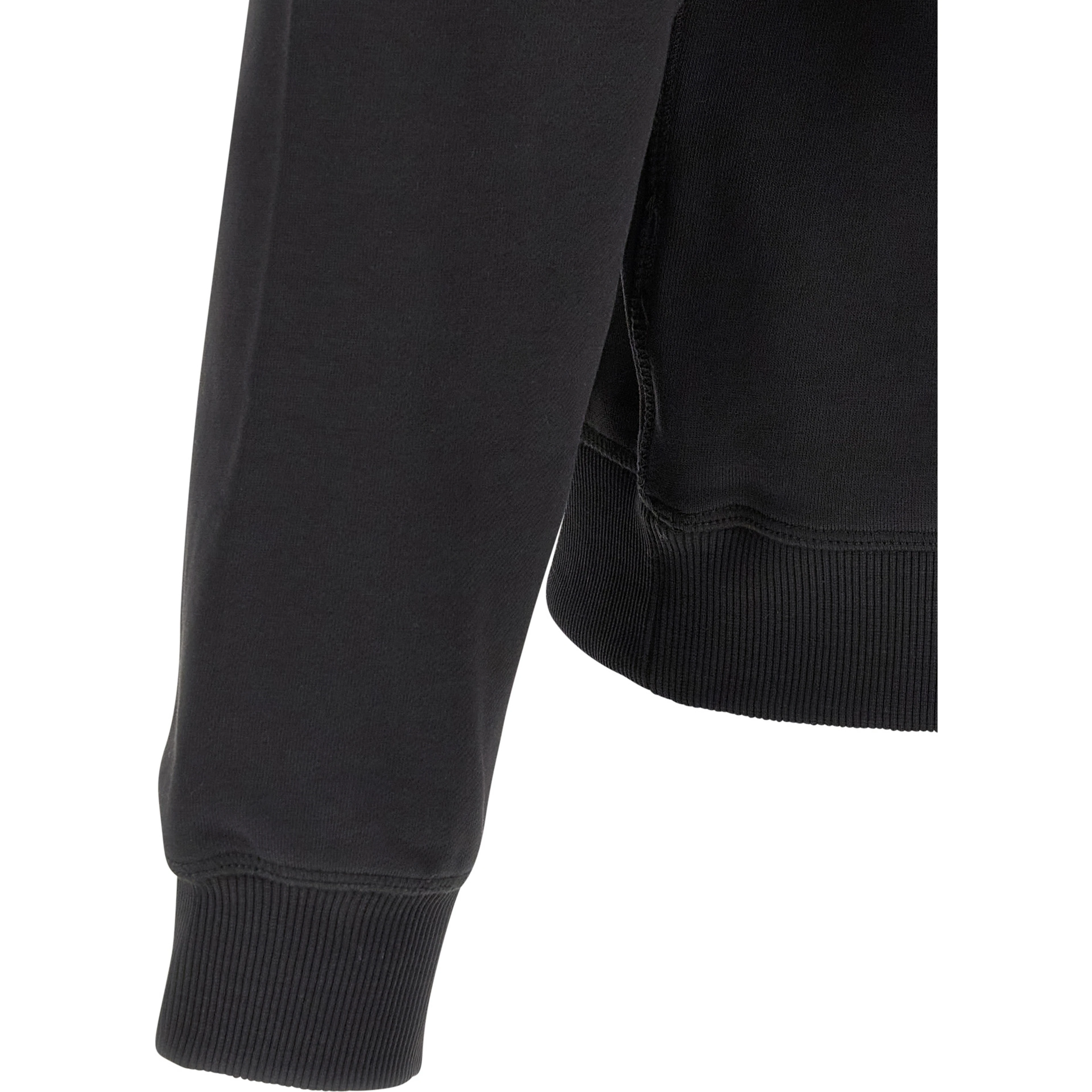 Black Cotton Sweatshirt