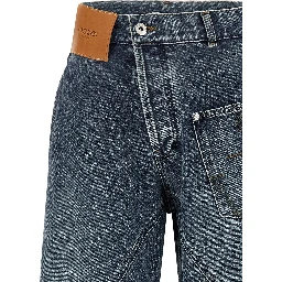 Blue Cotton Jeans Denim