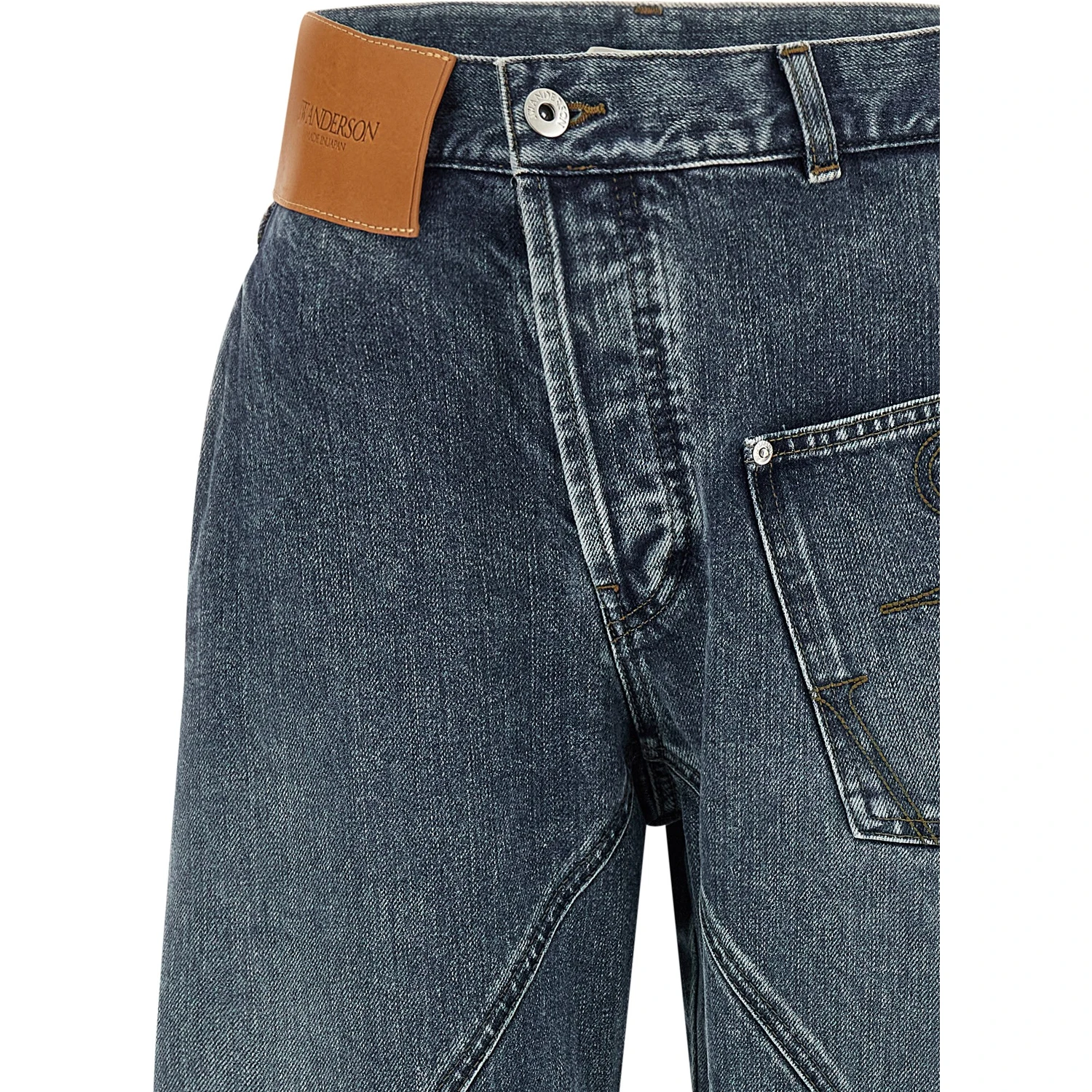 Blue Cotton Jeans Denim
