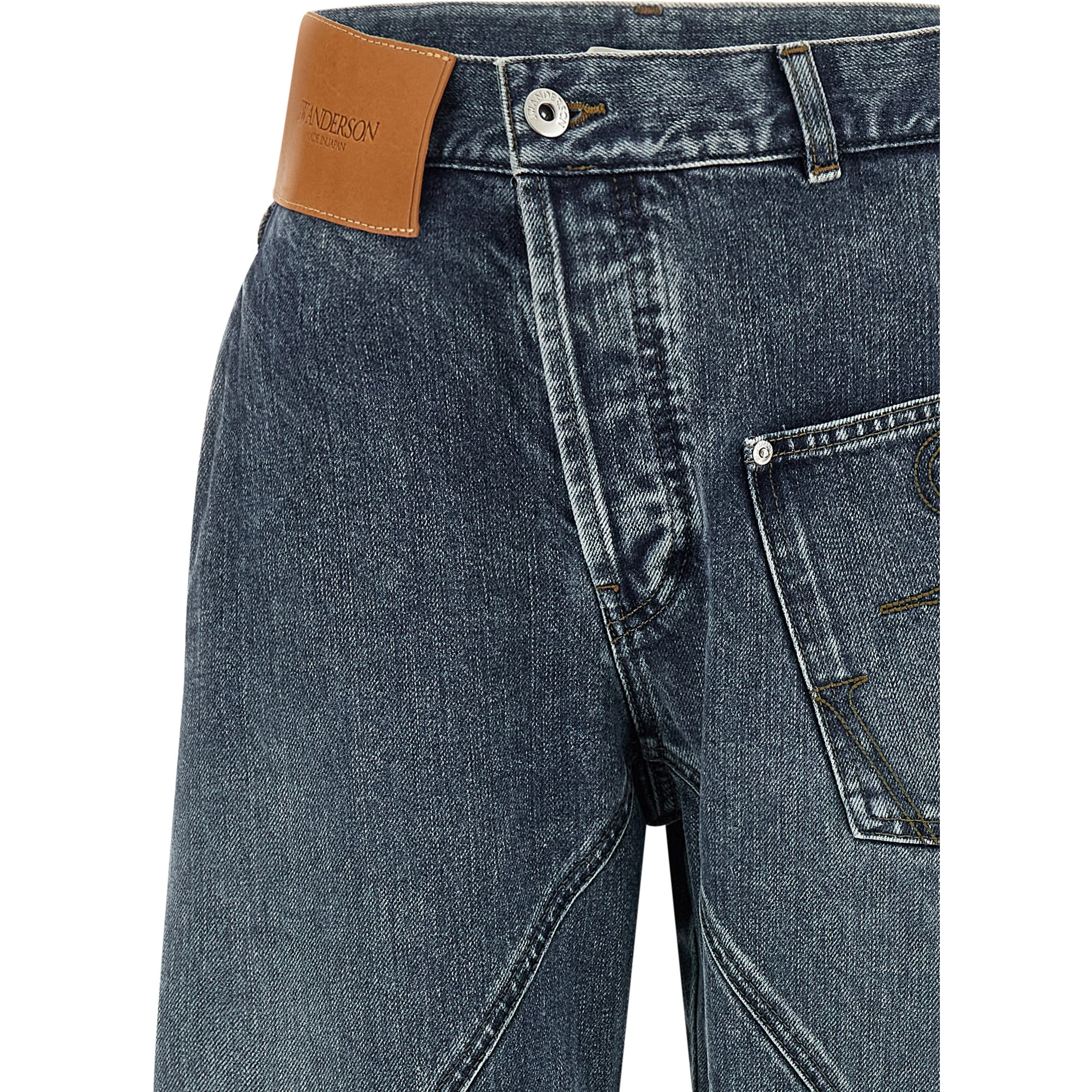 Blue Cotton Jeans Denim