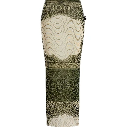 Multicolor Polyamide Mini Skirt