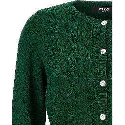 Bicolor Viscose Cardigan