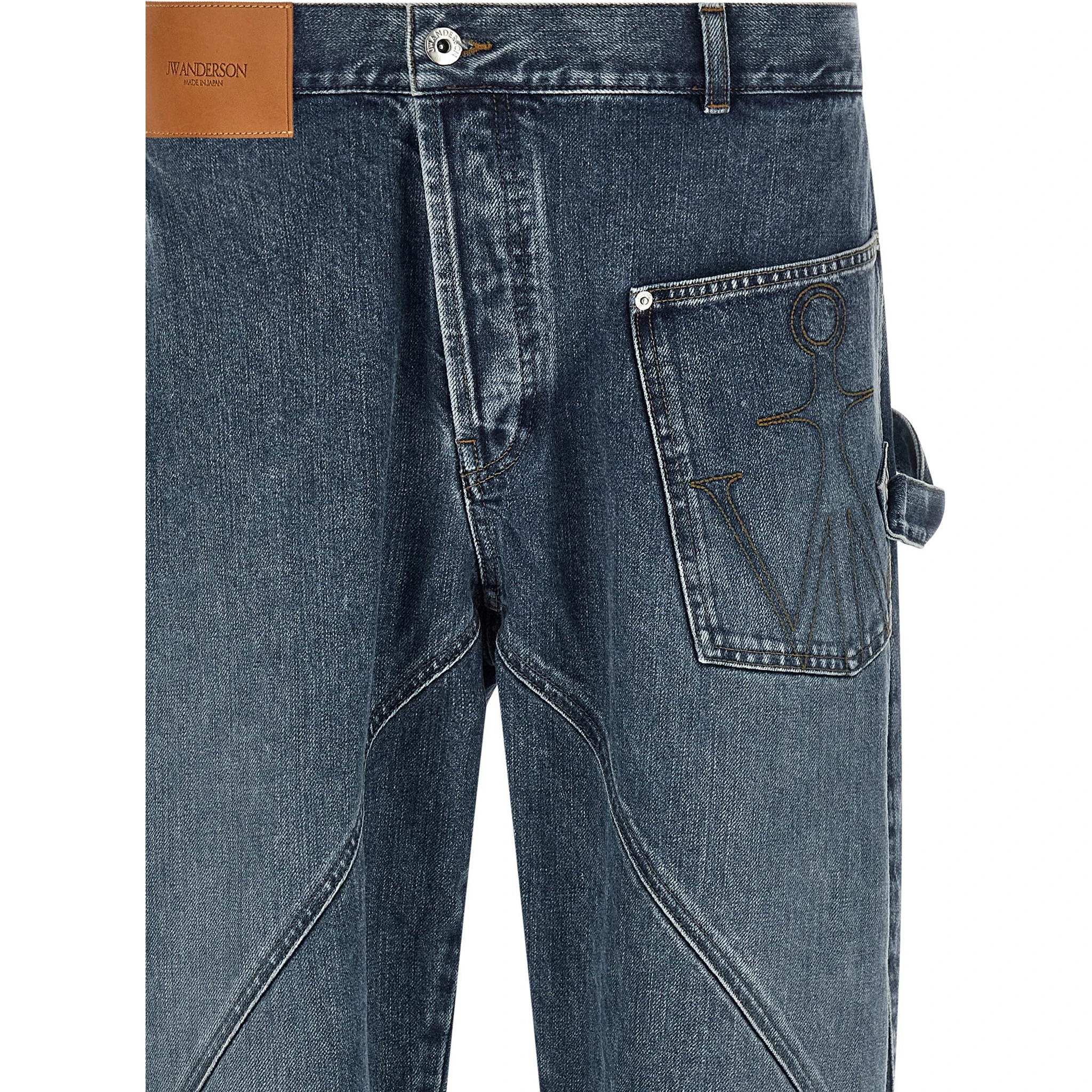 Blue Cotton Jeans Denim
