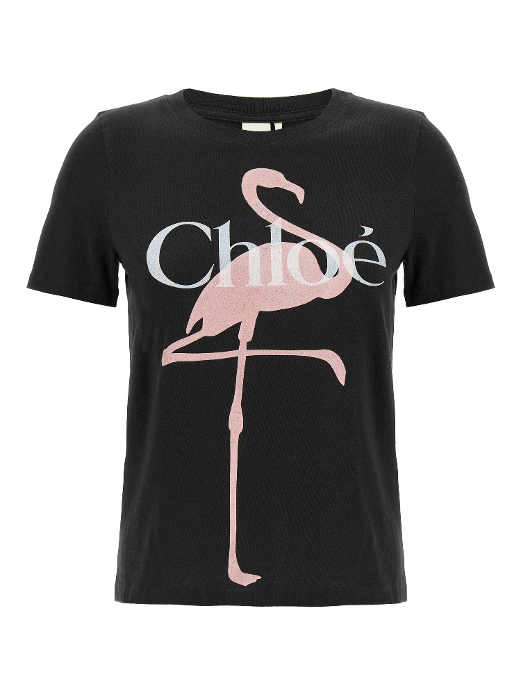 Black Cotton T-Shirt
