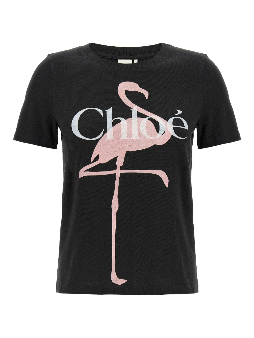 Black Cotton T-Shirt