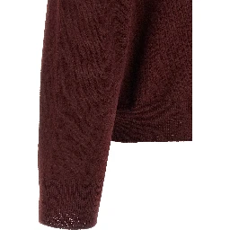 Bordeaux Virgin Wool Cardigan