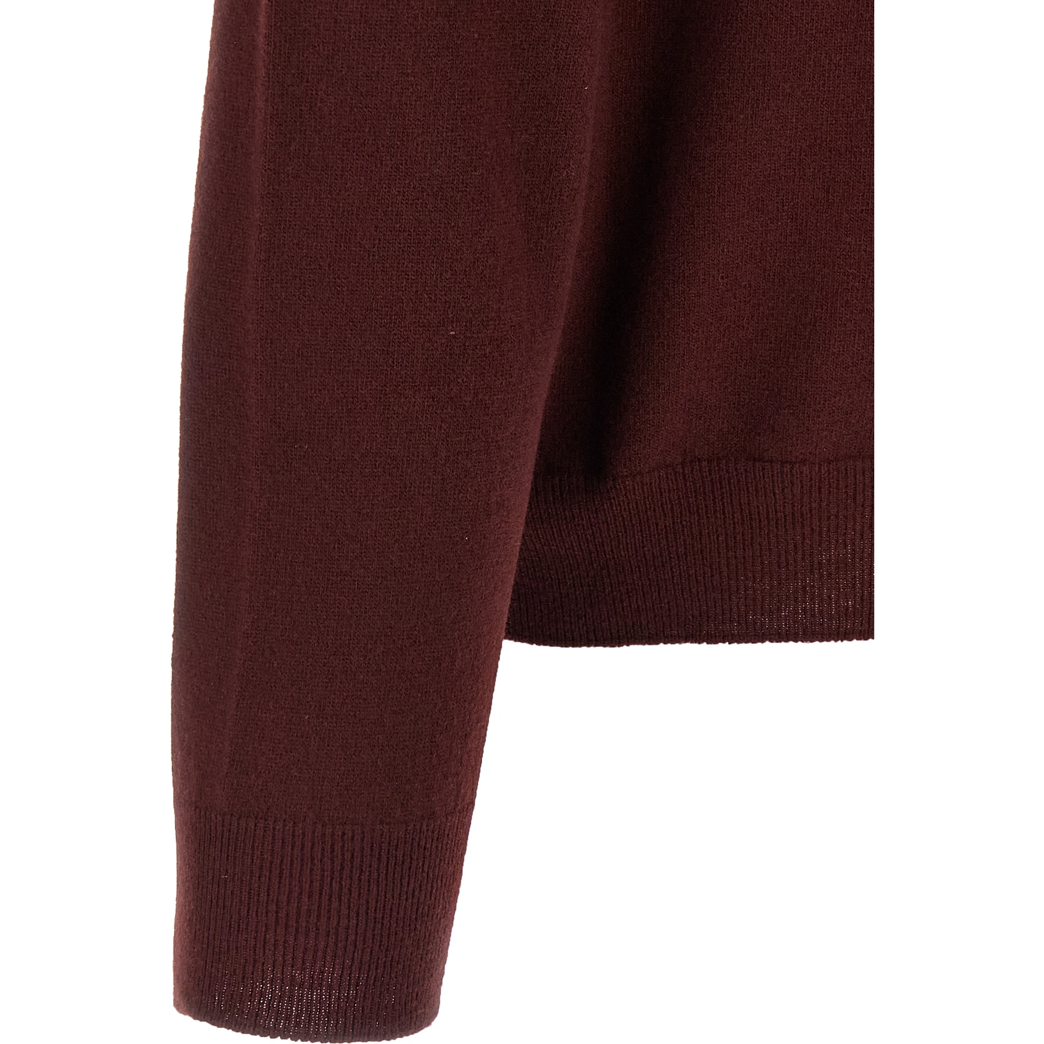 Bordeaux Virgin Wool Cardigan