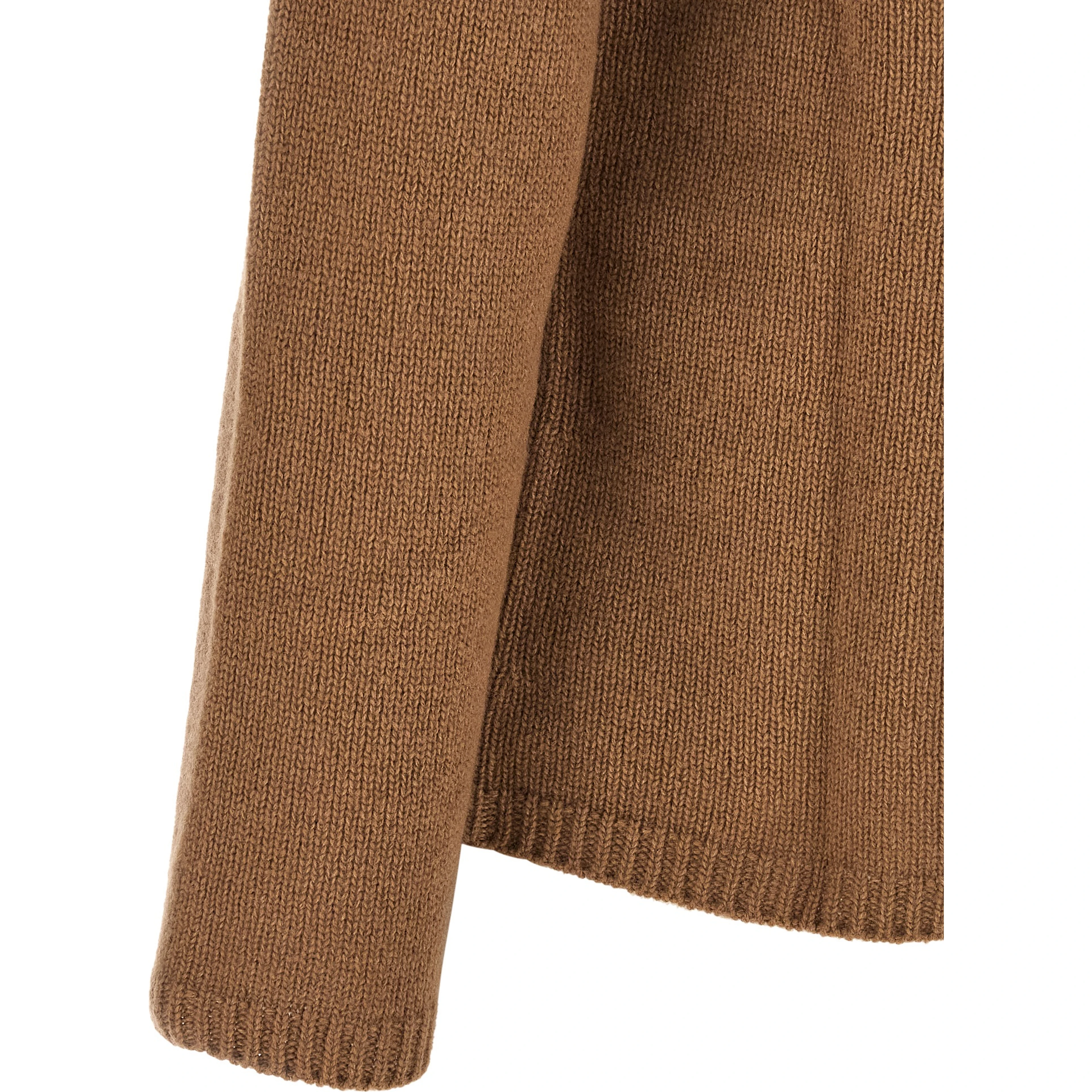 Brown Wool Cardigan
