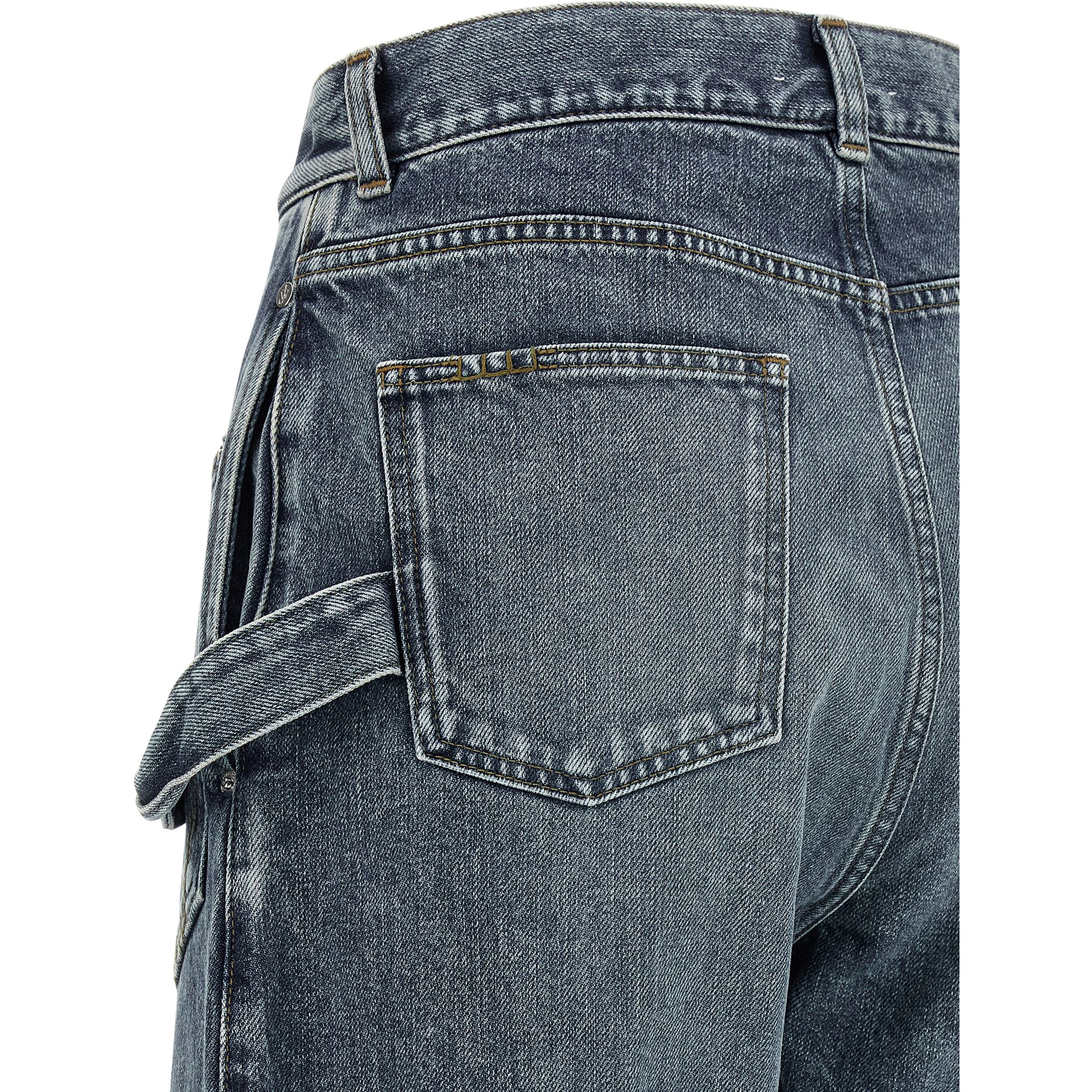 Blue Cotton Jeans Denim
