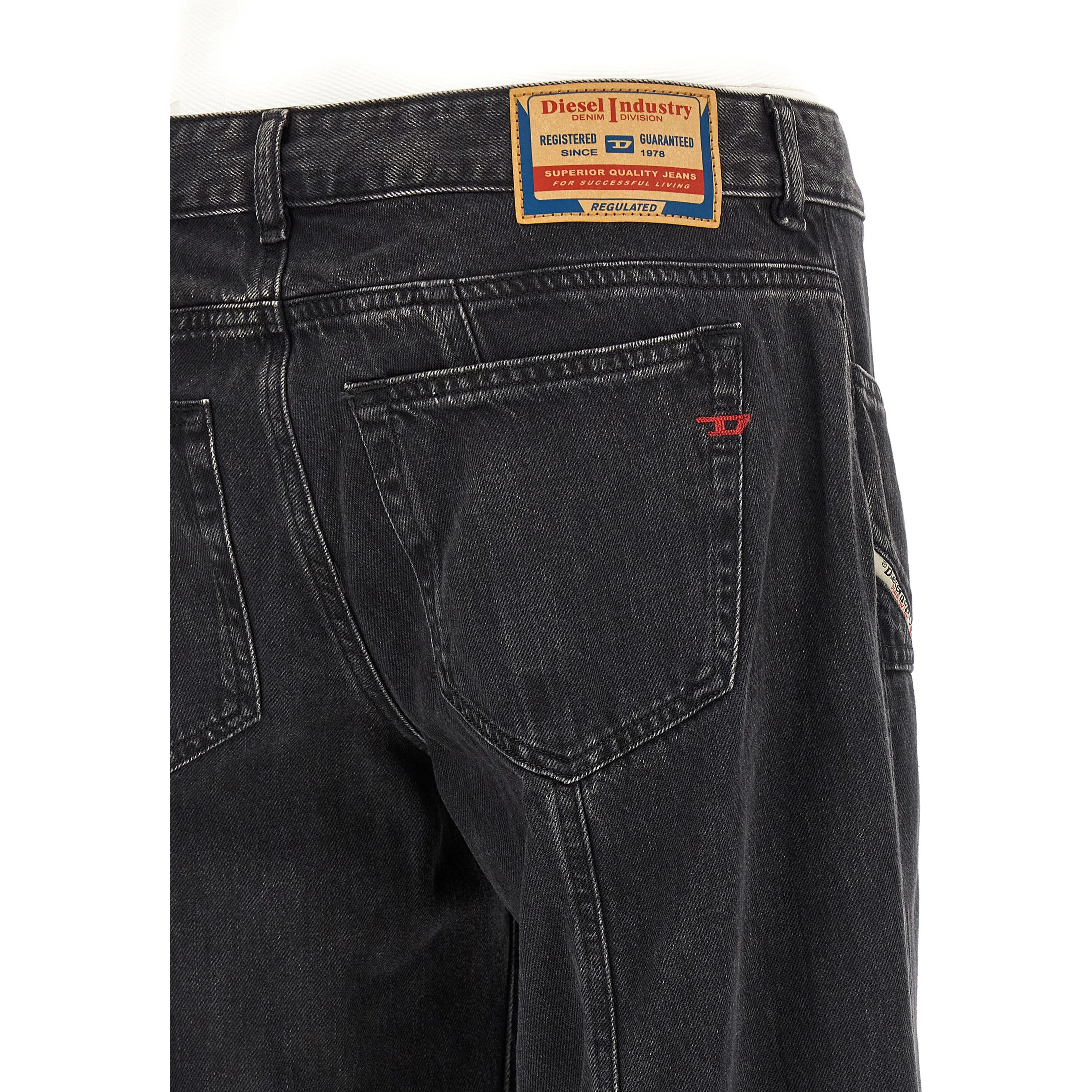 Black Cotton Jeans Denim