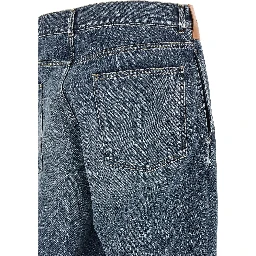 Blue Cotton Jeans Denim