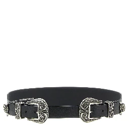 Black Cowhide Regular Belt