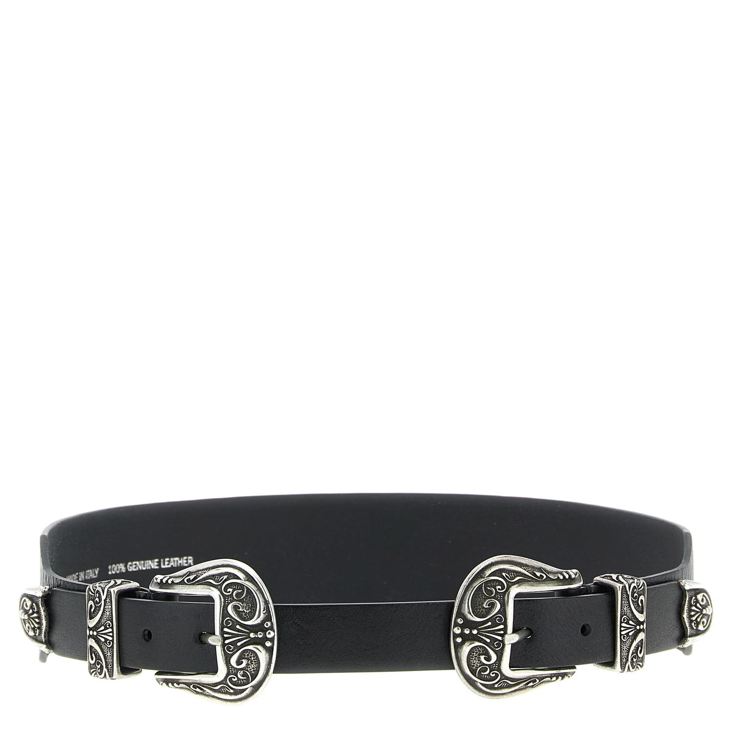 Black Cowhide Regular Belt