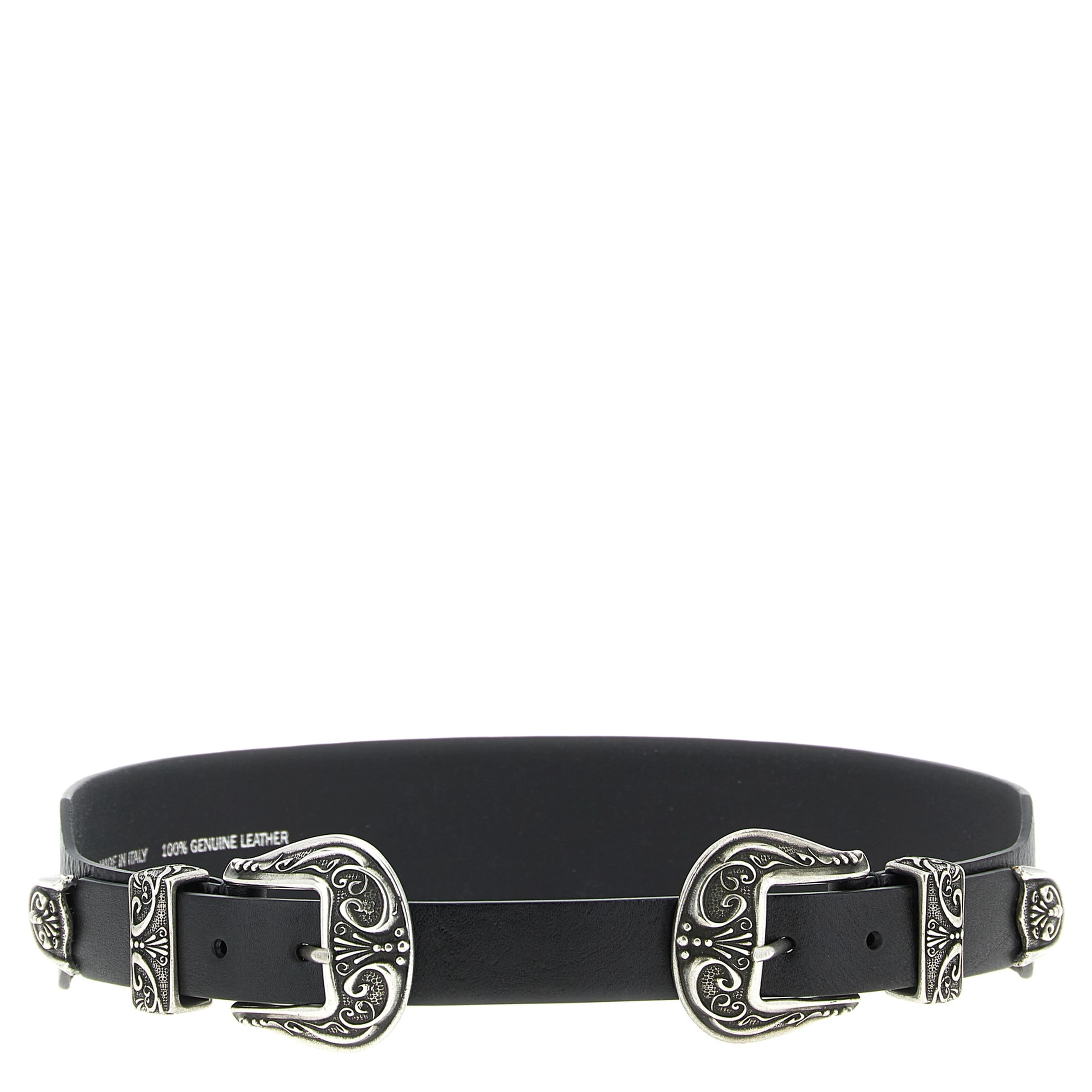 Black Cowhide Regular Belt