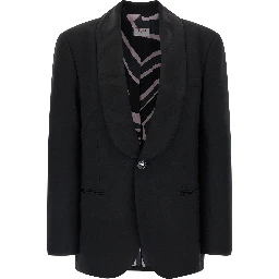 Black Virgin Wool Blazer