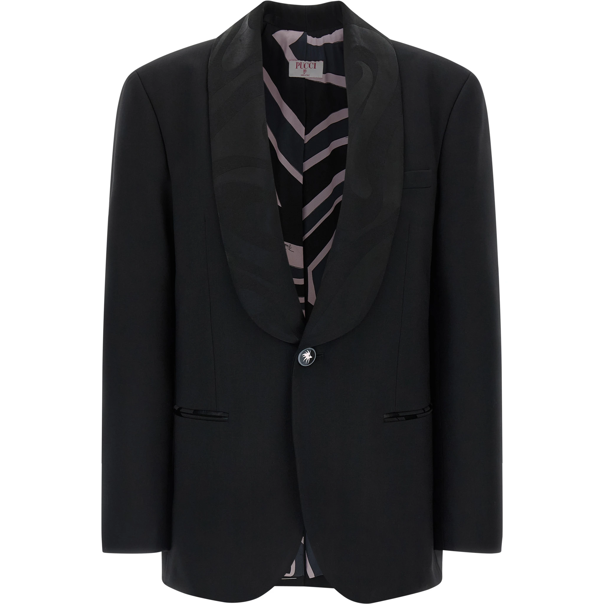 Black Virgin Wool Blazer