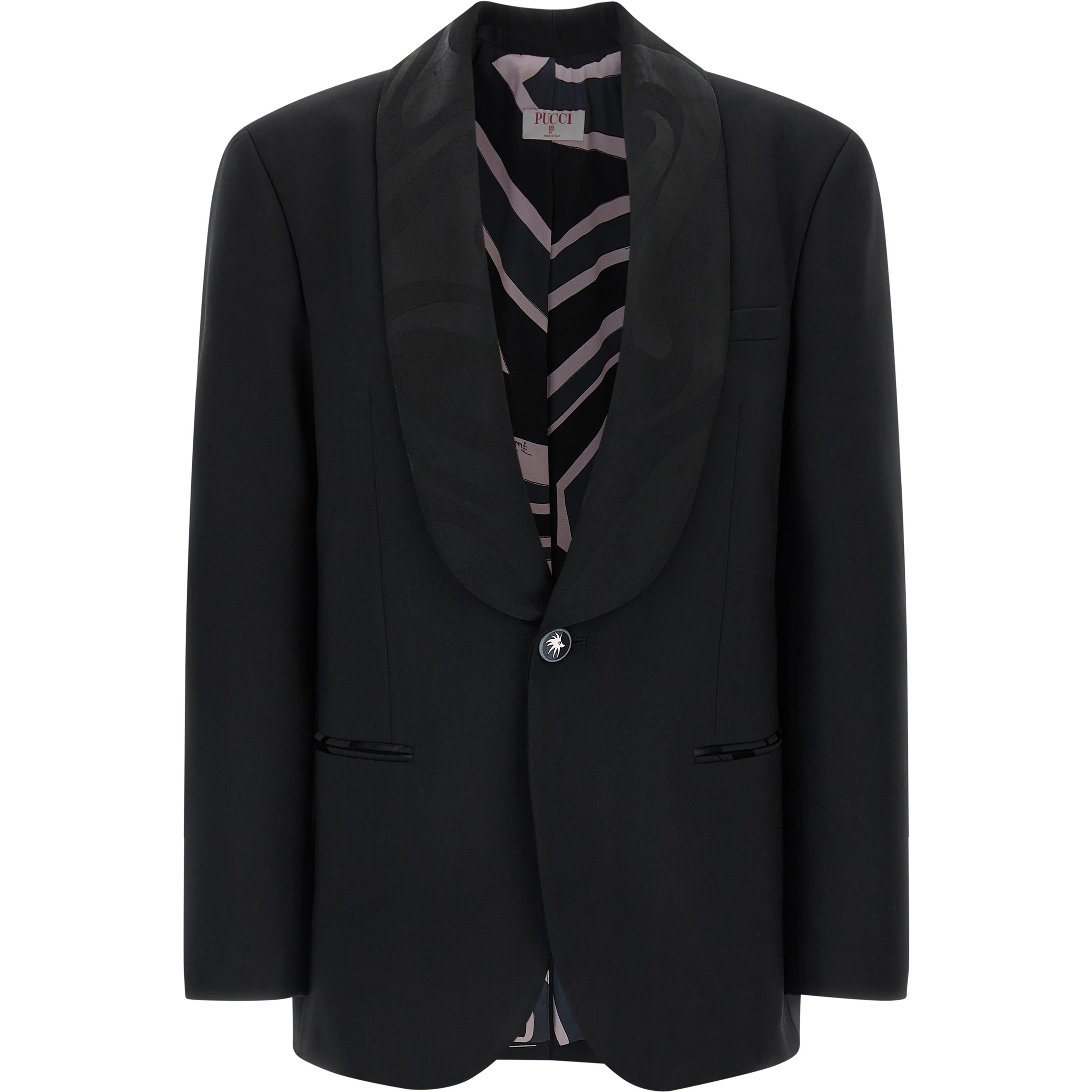 Black Virgin Wool Blazer