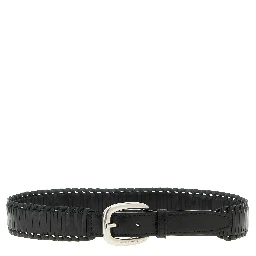 Black Cowhide Regular Belt