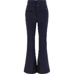 Blue Nylon Athletic Pants