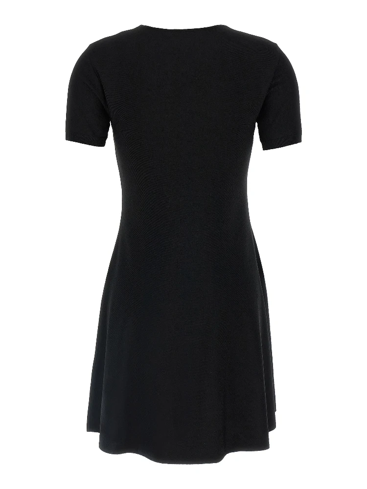 Black Viscose Short Dress alternative