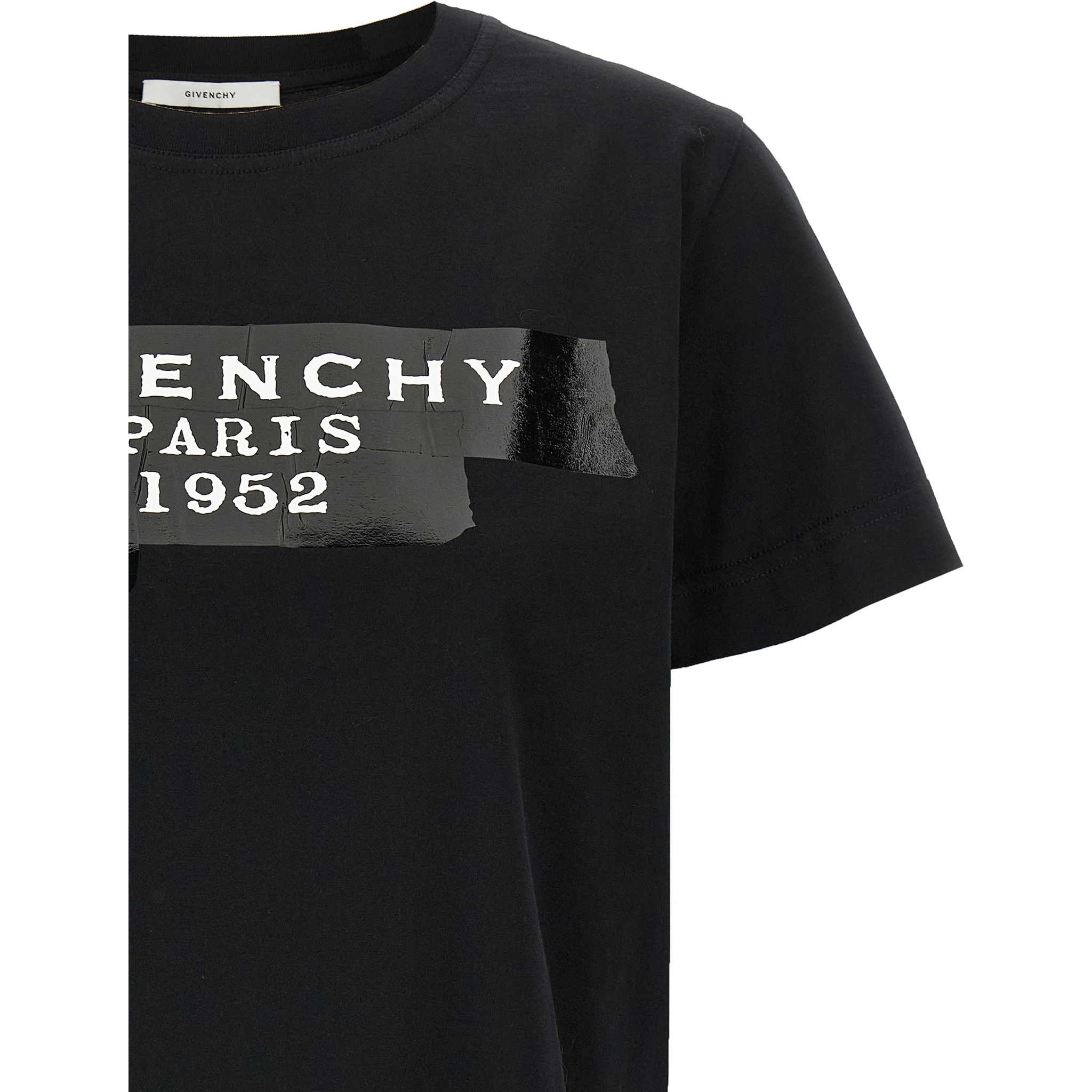 Black Cotton T-Shirt