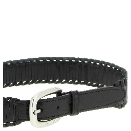 Black Cowhide Regular Belt