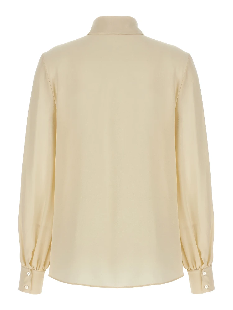 Beige Silk Blouse alternative