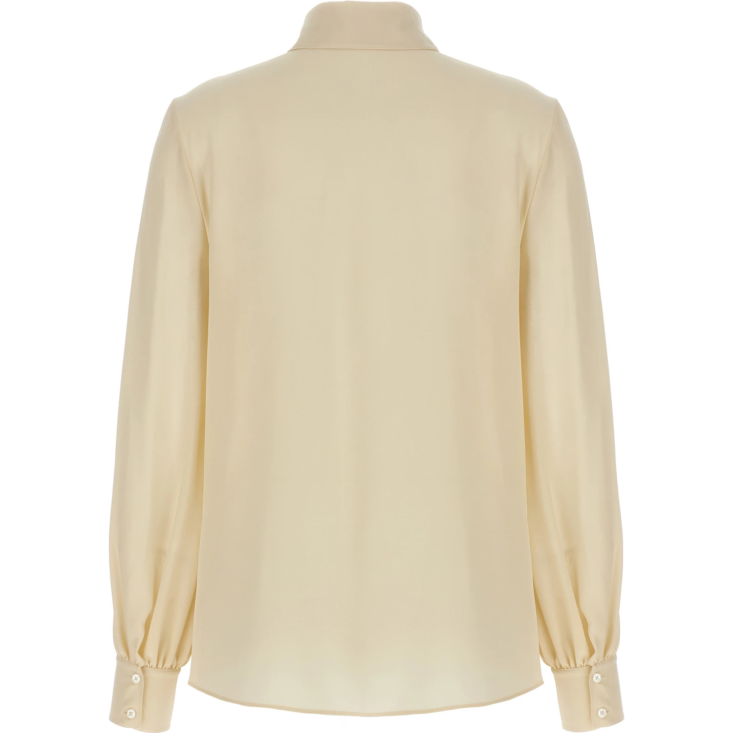 Beige Silk Blouse